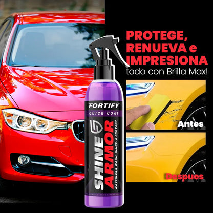 Spray Shine Max -¡Renueva el Brillo de tu Auto en Minutos!