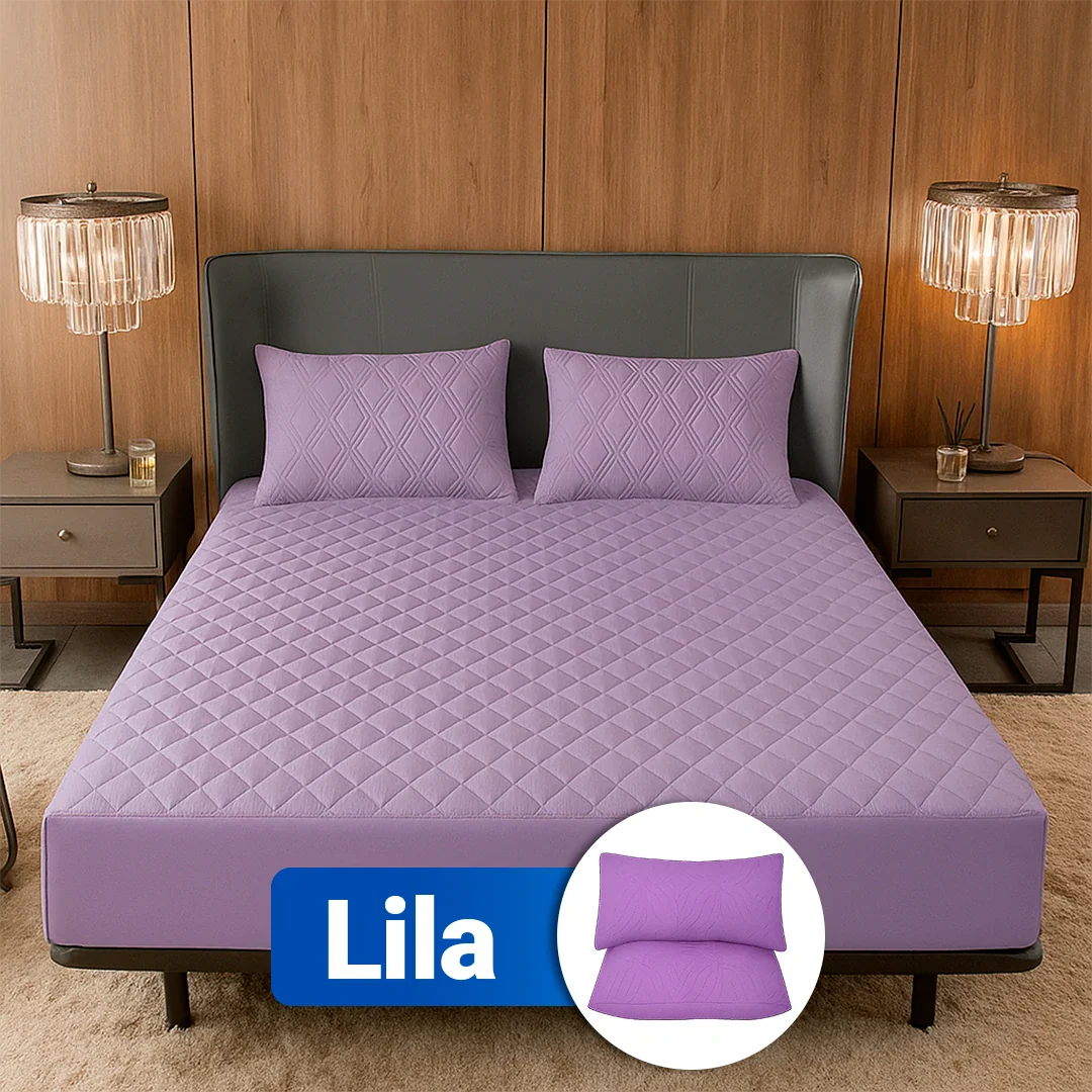 SoftRest - Protector de Colchón Premium con Microfibra Transpirable + 2 Fundas | Para Colchones Altos Hasta 40cm | Oferta Especial