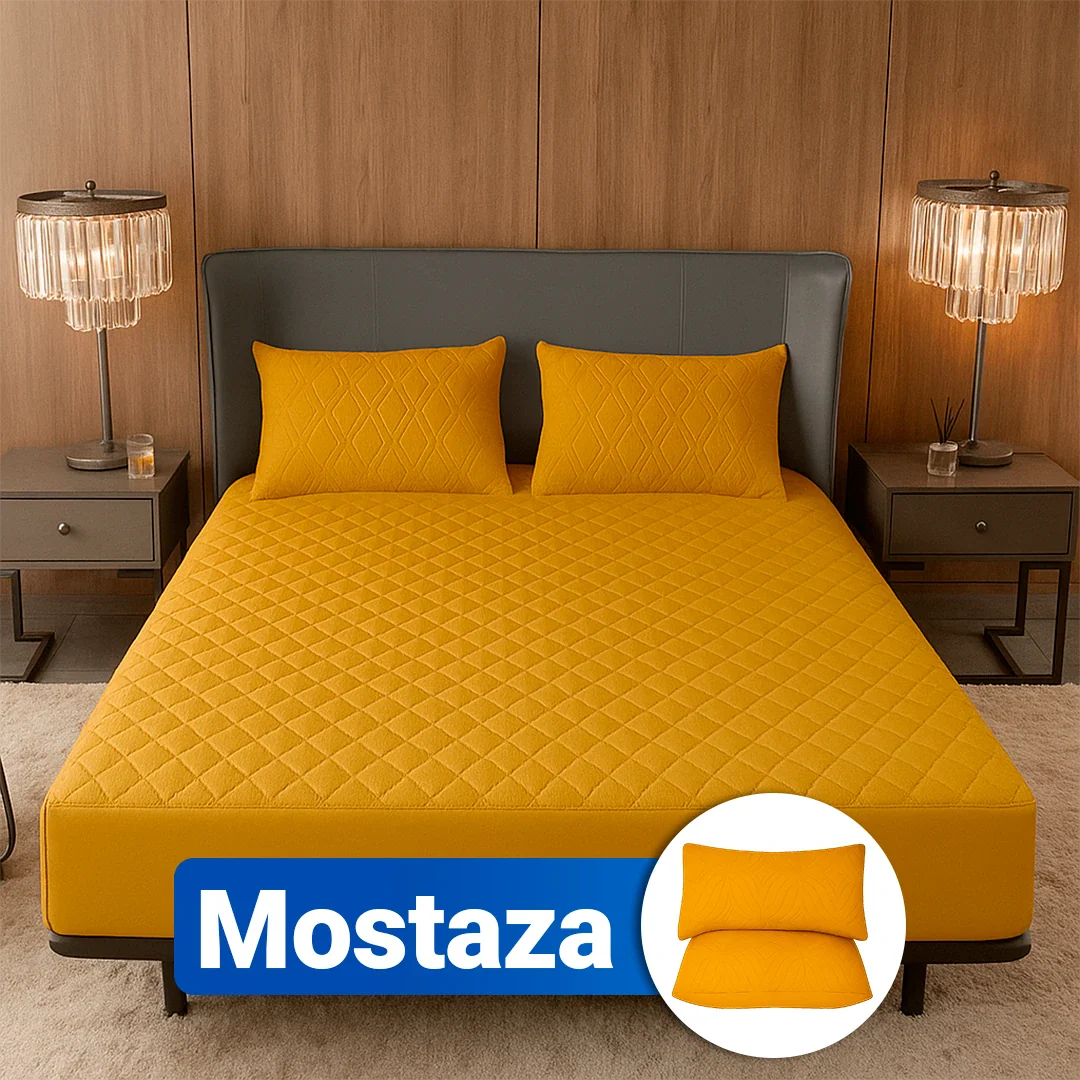 SoftRest - Protector de Colchón Premium con Microfibra Transpirable + 2 Fundas | Para Colchones Altos Hasta 40cm | Oferta Especial