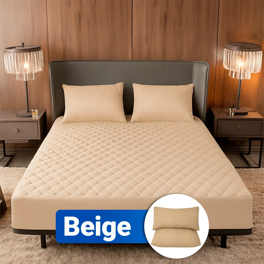 SoftRest - Protector de Colchón Premium con Microfibra Transpirable + 2 Fundas | Para Colchones Altos Hasta 40cm | Oferta Especial