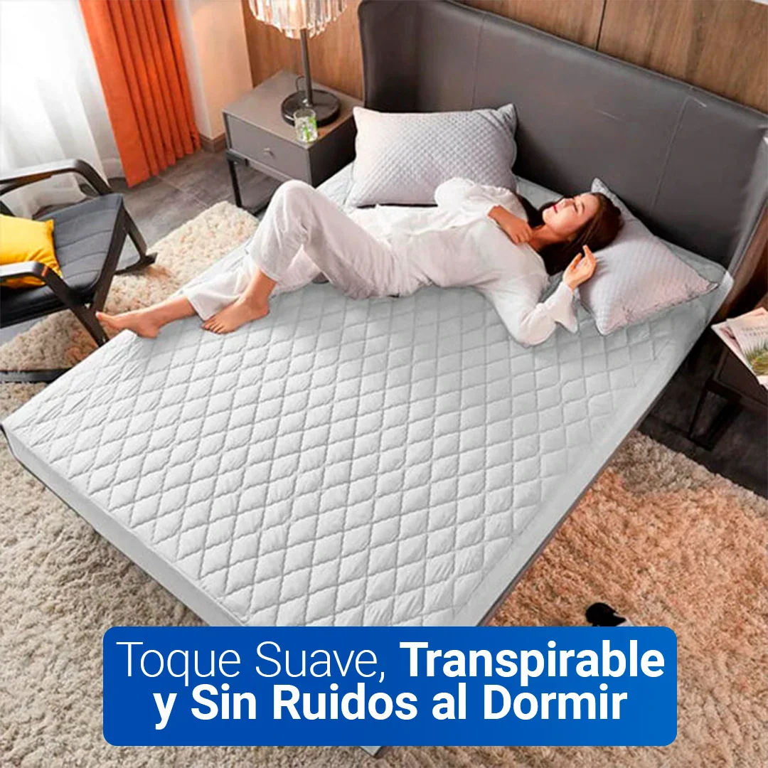 SoftRest - Protector de Colchón Premium con Microfibra Transpirable + 2 Fundas | Para Colchones Altos Hasta 40cm | Oferta Especial