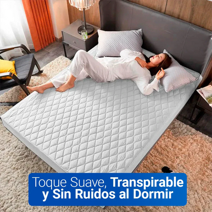 SoftRest - Protector de Colchón Premium con Microfibra Transpirable + 2 Fundas | Para Colchones Altos Hasta 40cm | Oferta Especial
