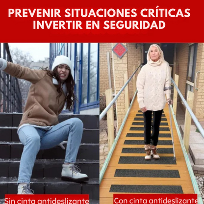 Cinta antideslizante - Agarre fuerte | Impermeable | Brilla en la oscuridad