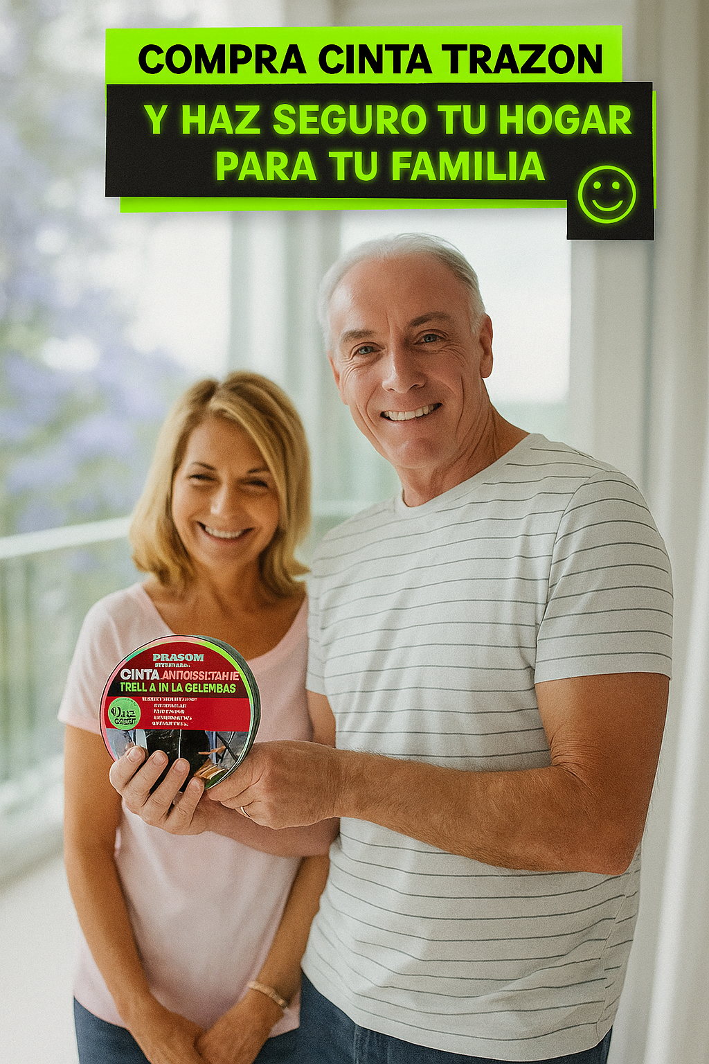 Cinta antideslizante - Agarre fuerte | Impermeable | Brilla en la oscuridad