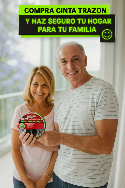 Cinta antideslizante - Agarre fuerte | Impermeable | Brilla en la oscuridad